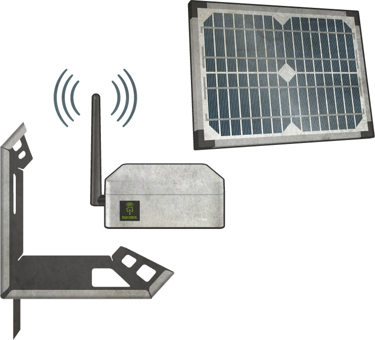 All system components of Forest Sentinel function wirelessly.